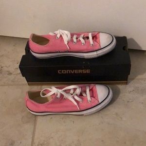 kids pink converse